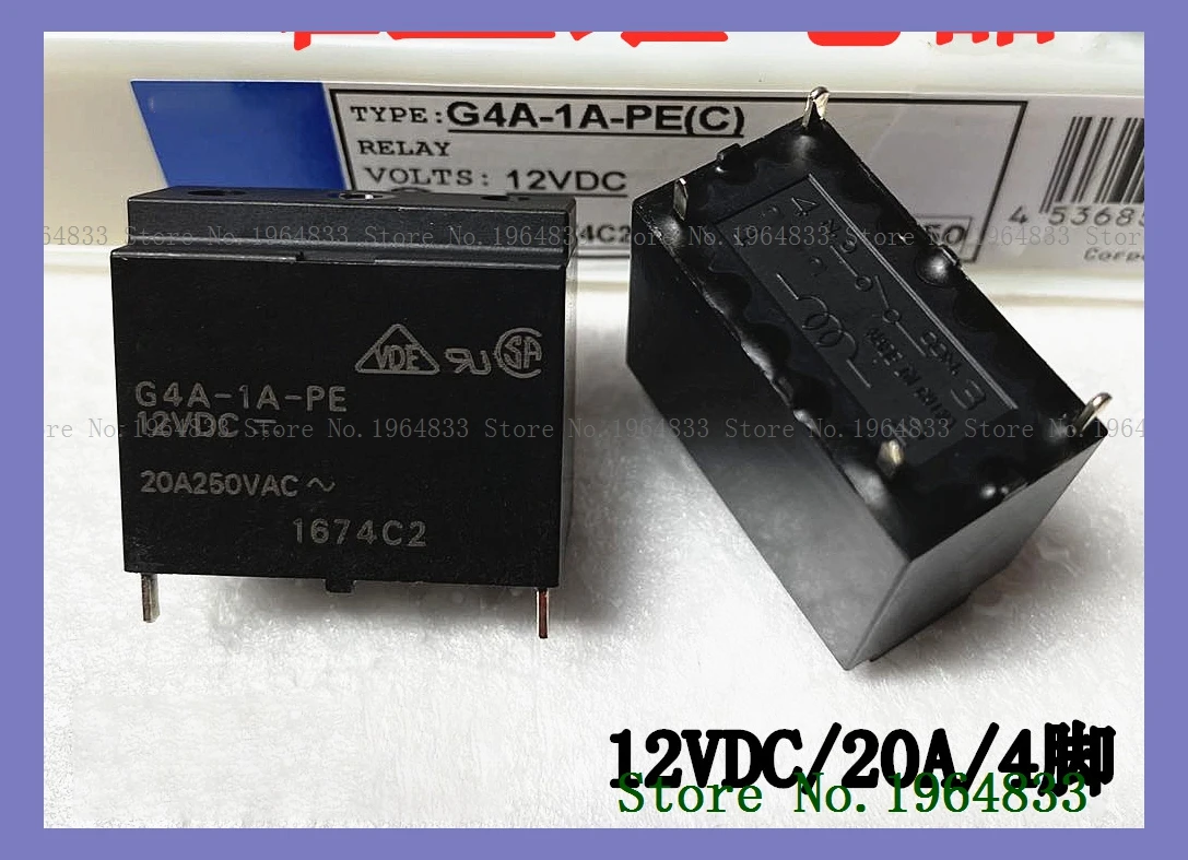G4A-1A-PE 12 В постоянного тока 20 А JQX-102F-P