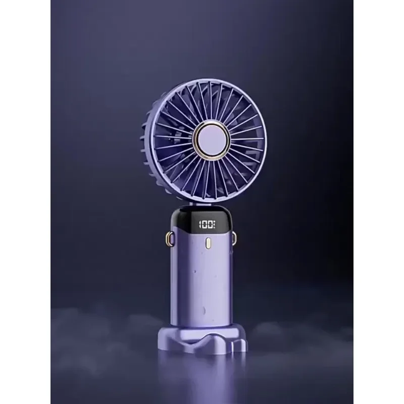 Мини-вентилятор портативный с USB-зарядкой, 4 шт., 5 скоростей, 90 °