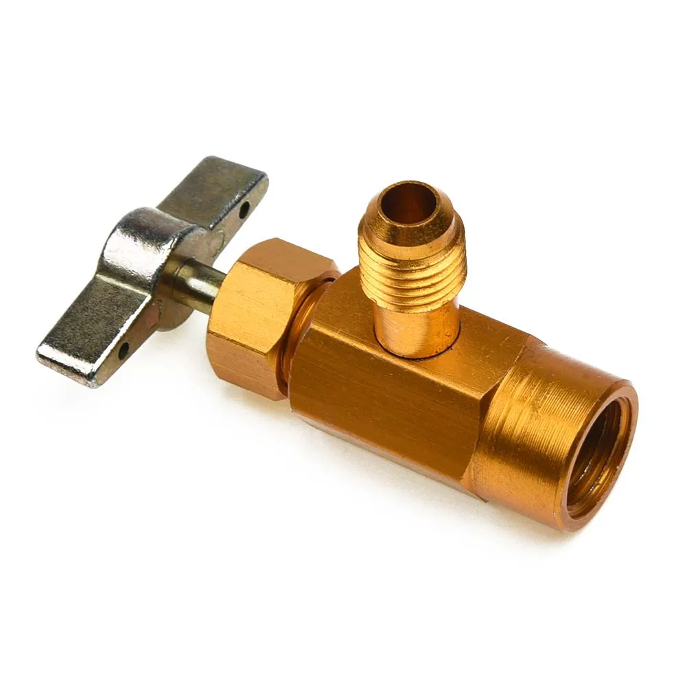 Фото R 134a R 134 AC DV 134, латунный открывающий клапан CAN TAP, легко подключаемый, совместимый с автоматическими системами кондиционирования воздуха №5