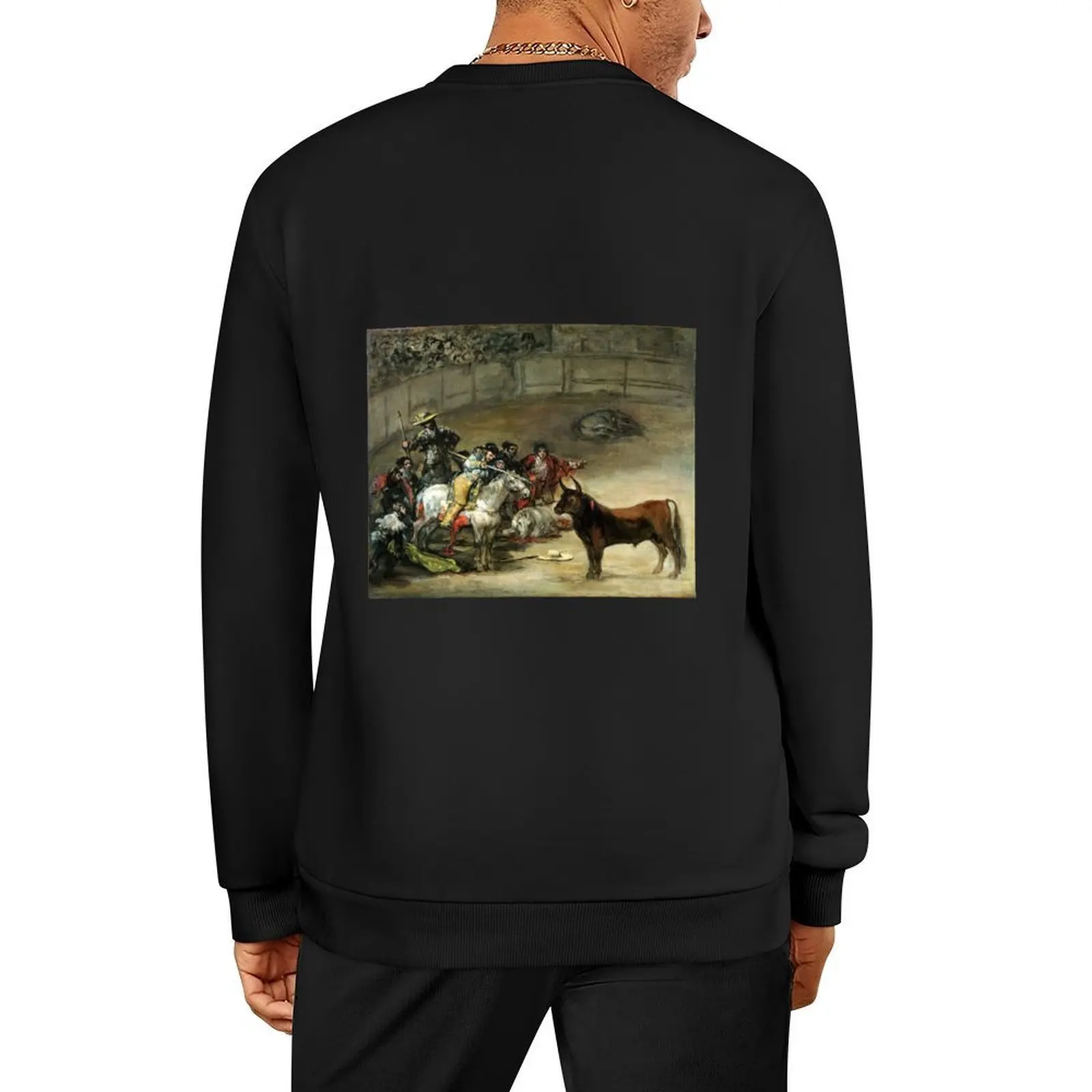 Пуловер Francisco de Goya Bullfight, Suerte de Varas, модная мужская толстовка, одежда в корейском стиле, толстовки с графикой