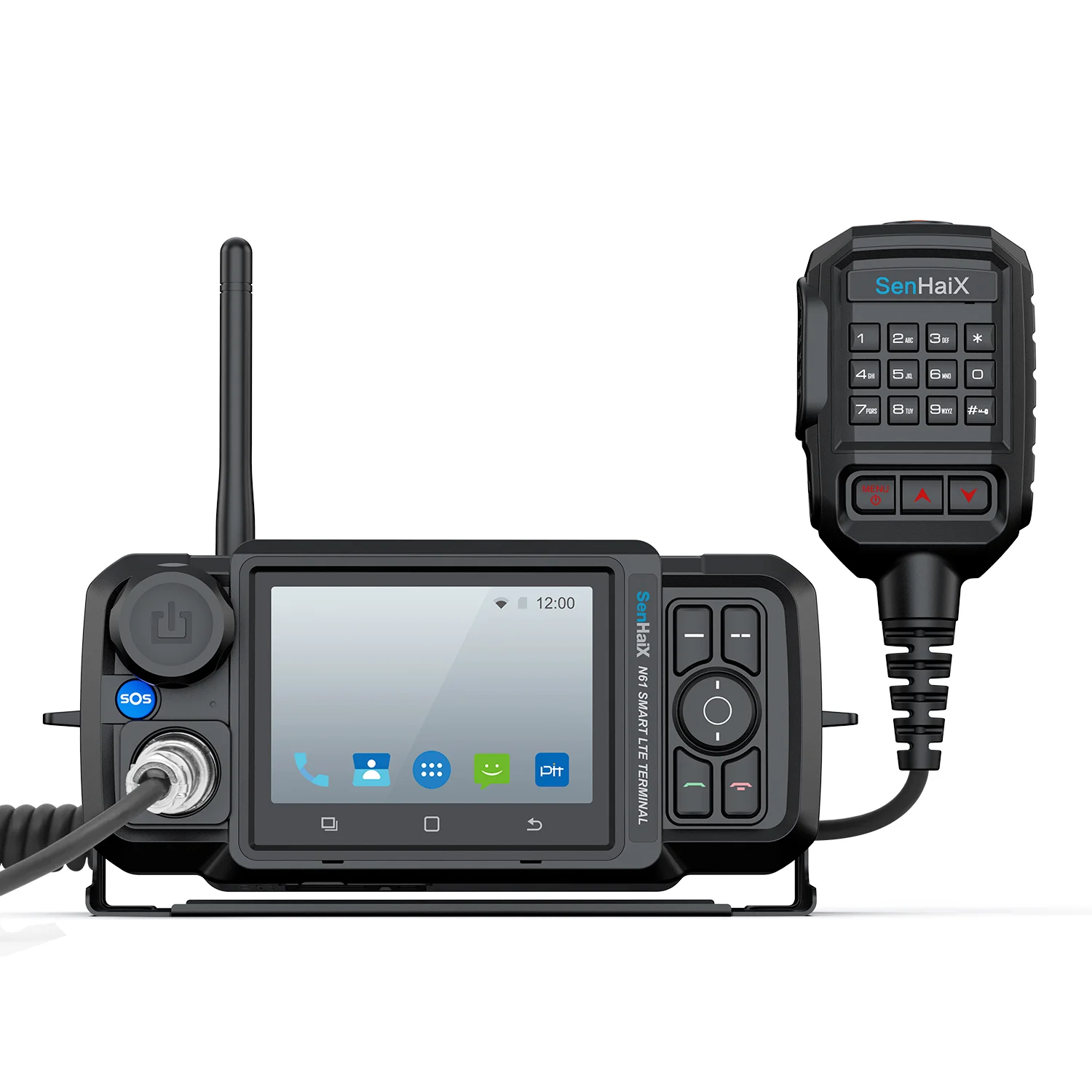 Фото Автомобильный радиоприемник Camoro 4G Zello, беспроводная рация с поддержкой Android, с сенсорным экраном, PTT, Wi-Fi, BT, GPS, SOS, мобильная рация №2