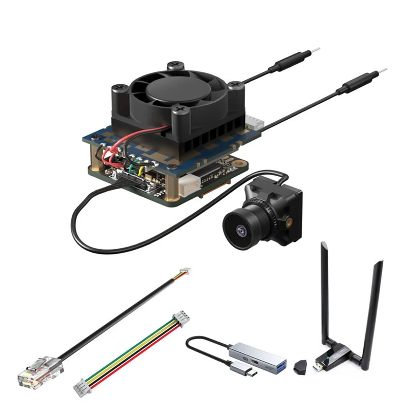 Для камеры Runcam Wifilink VTX 1080P + 8812AU Сетевая карта для датчика с фиксированным крылом IMX415 для FPV RC Drone (на базе Openipc)