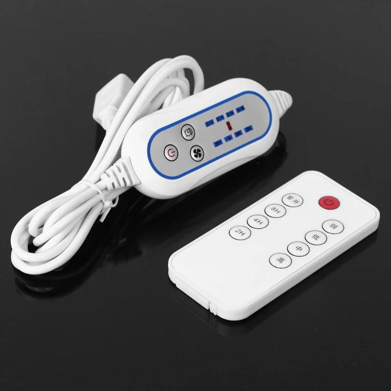 Фото Пульт дистанционного управления для вентилятора, USB, 1 штука, 4 скорости, регулируемый, многофункциональный №2