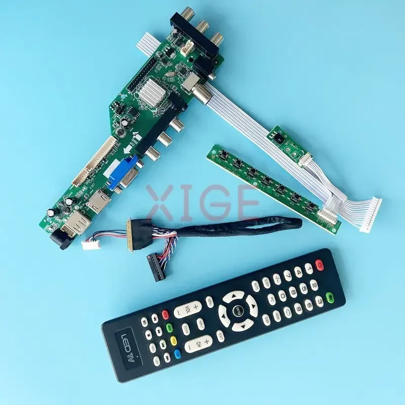 Панель для ноутбука B156XW04 V0/V1 B156XW04 V5/V6 AV/USB/DHMI/VGA 1366x768 40Pin LVDS DVB-C/T 15,6 
