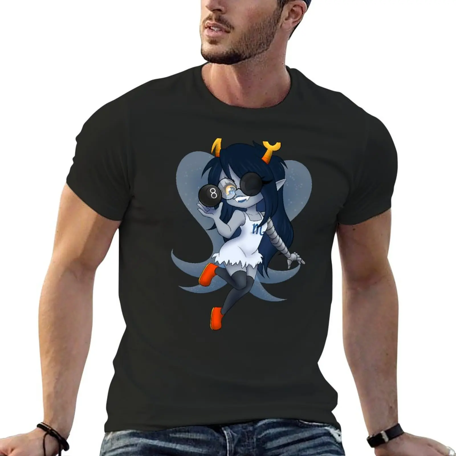 Homestuck-футболка VriskaBell, быстросохнущая футболка с короткими рукавами для любителей спорта, новое издание, мужские футболки с рисунком