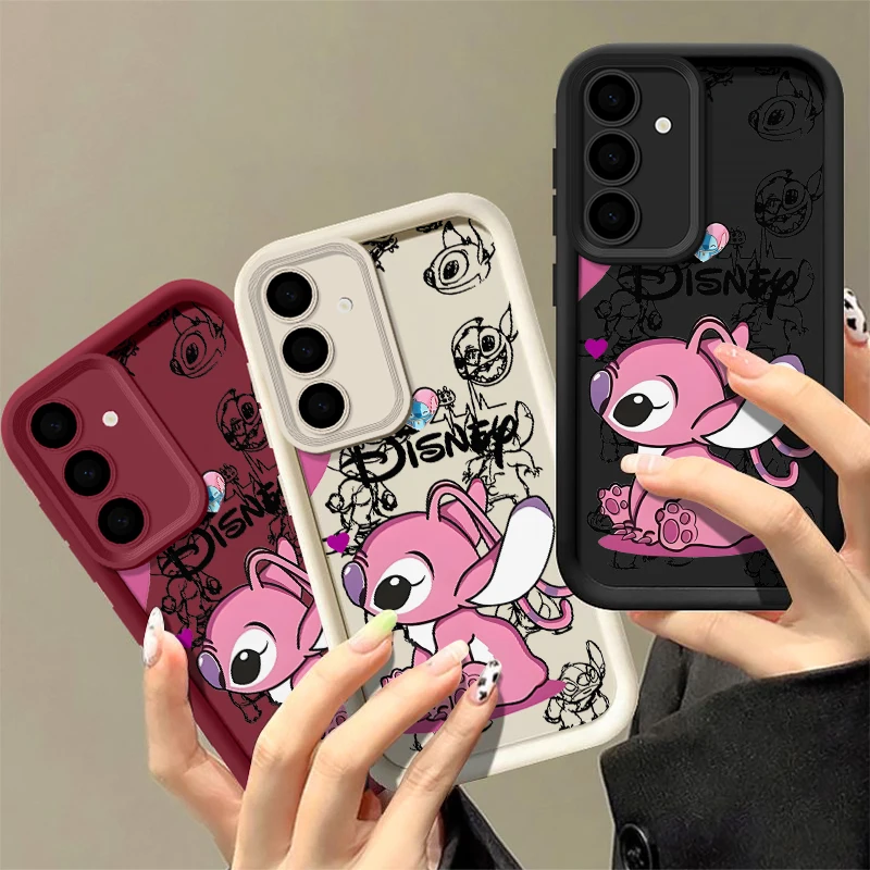 Фото Чехол для телефона Disney Stitchs Angel Couple для Oppo Realme C75 C65 C63 C67 C55 C53 C35 C33 C31 13 12 11 GT6 GT3 Narzo 50 Pro 4G 5G №2