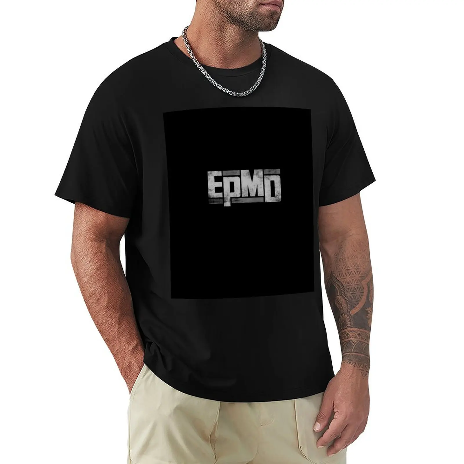 Футболка EPMD, уличная одежда, футболка с аниме, забавная рубашка, хлопковые фигурки аниме, мужская одежда