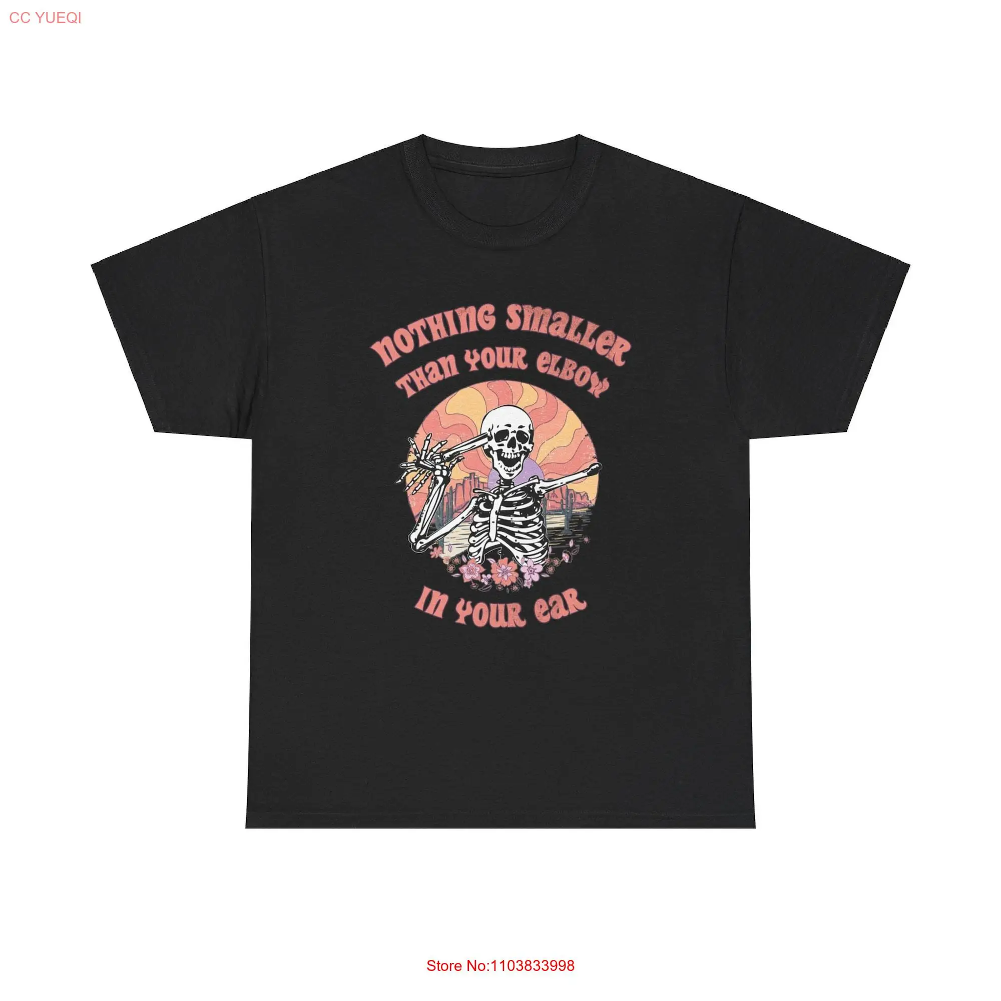 Футболка Groovy Audiologis Nic mniejszy, чем Your Elbow in Ear Future Skeleton Audiology с длинными или короткими рукавами