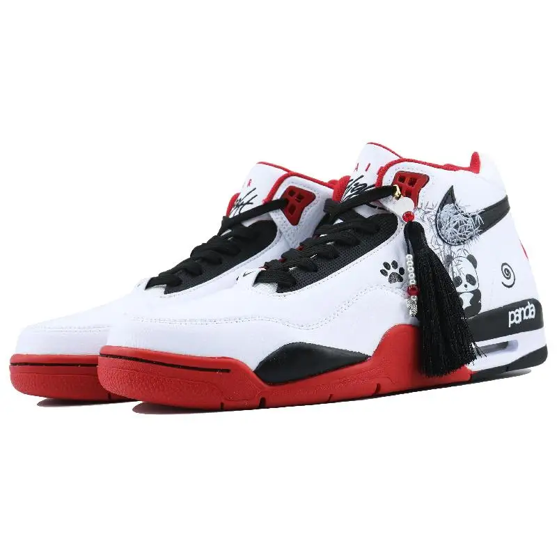 Фото 【Настроить】Nike Flight Legacy Vintage Баскетбольные кроссовки Унисекс Кроссовки BQ4212-100 №3