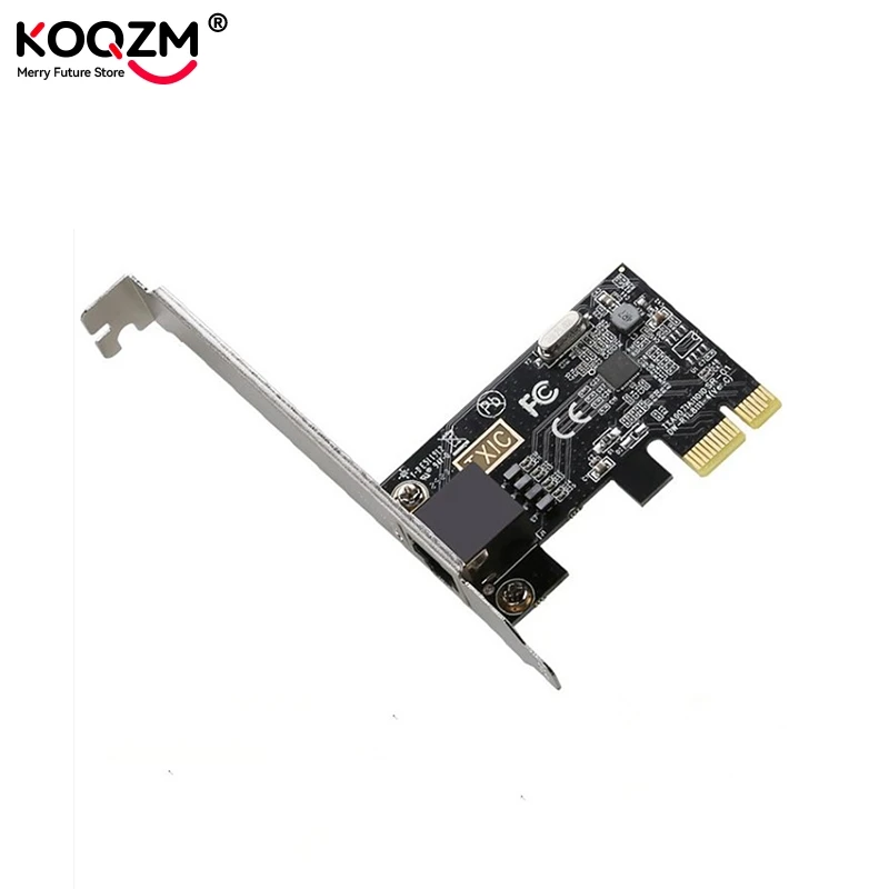 Сетевая карта PCIE на RJ45, 1000 Мбит/с, 10/100 Мбит/с