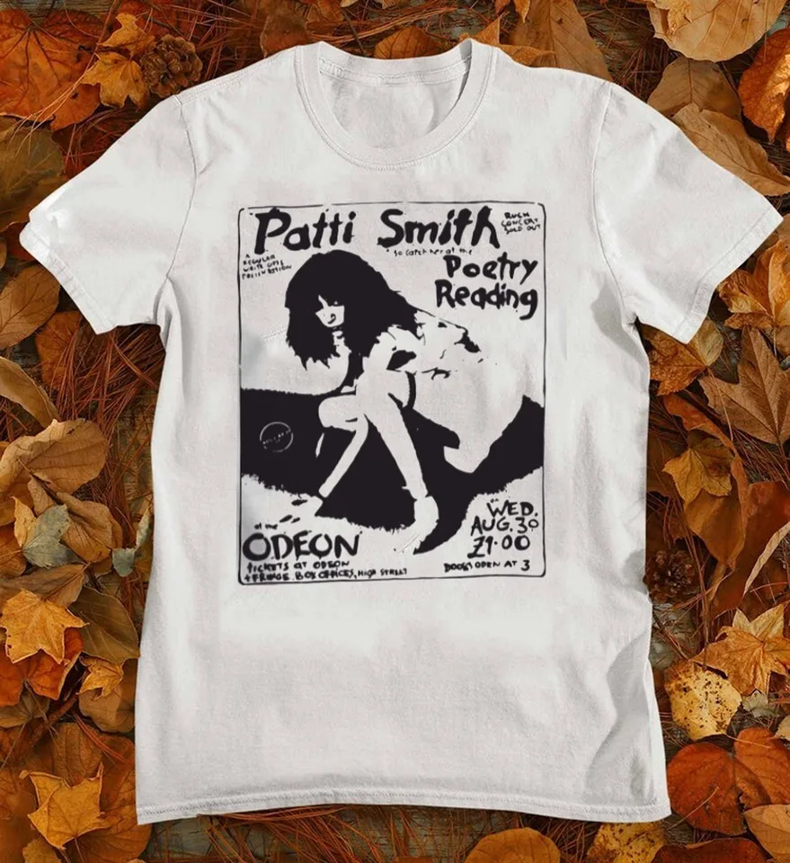 Футболка с коротким рукавом Patti Smith Punk Rock Band Music, размер S-4XL KN679