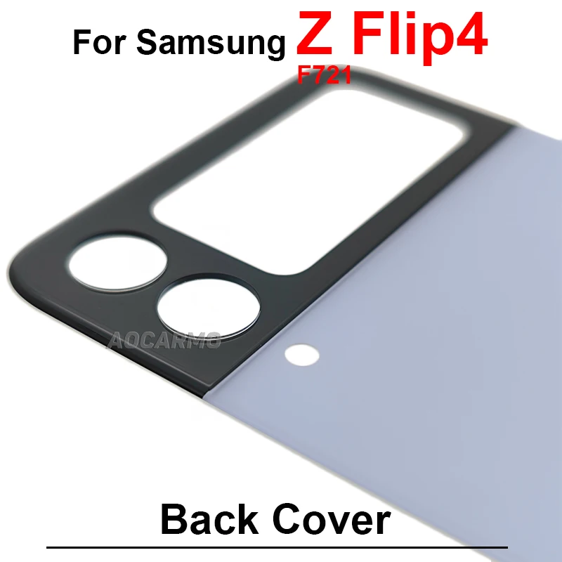 Для Samsung Galaxy Z Flip4 задняя верхняя и нижняя рамка, панель, задний корпус SM-F721, запасные части для ремонта (art.: 3920cee8775ac) - 3920cee8775ac