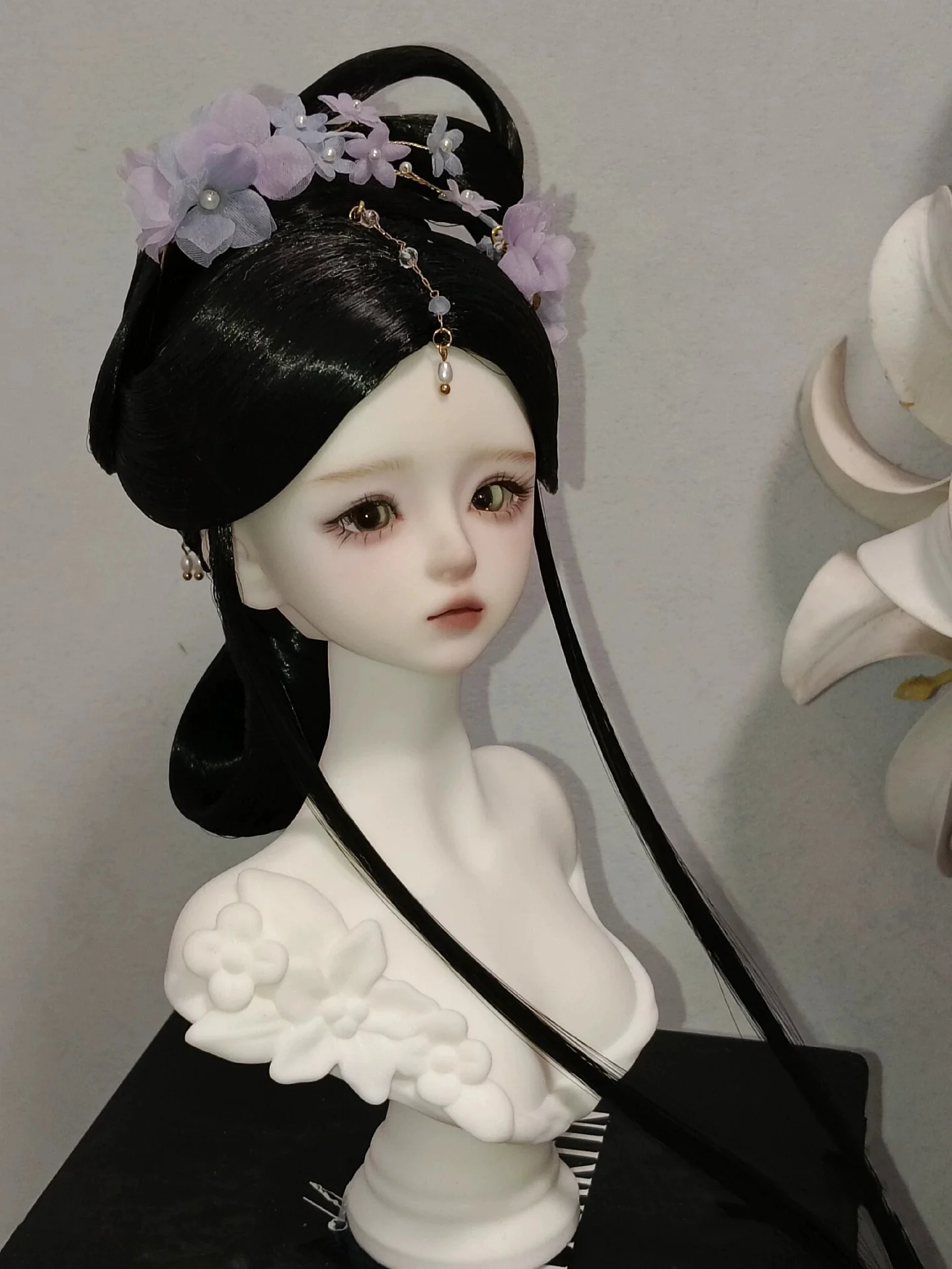 14 13 парики куклы BJD, древний костюм ханьфу, винтажный стиль, длинные волосы, волшебный парик для MSD SD13, аксессуары для девочек SSDF Uncle A1717 (art.: 3920cd76fedbc) - 3920cd76fedbc