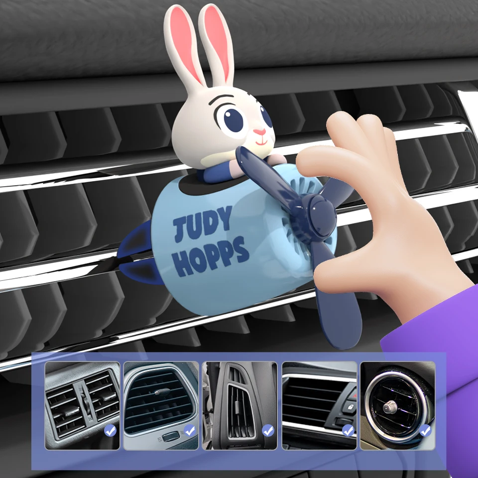 Disney Zootopia Judy Hopps Автомобильная ароматерапия автомобильные аксессуары духи кондиционер розетка украшение пейзажный орнамент (art.: 3920cce24a2aa) - 3920cce24a2aa