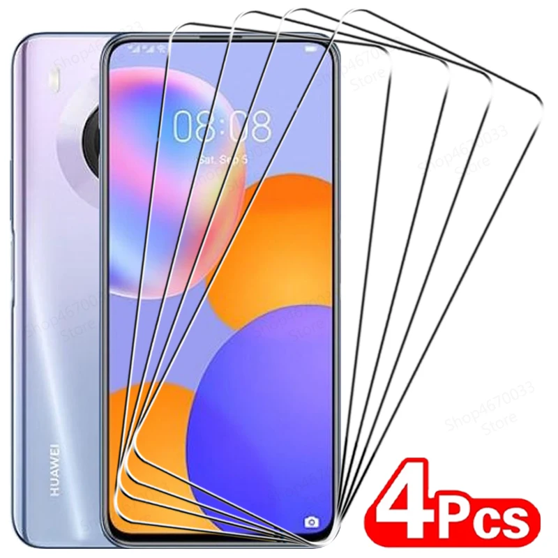 Защитная пленка для экрана Huawei Y9A Y9 Prime Y9S Y9 Y7P Y7A Y7 Y6 Pro, закаленное стекло для Huawei Y7 Y6 Y5 Prime, 4 шт.