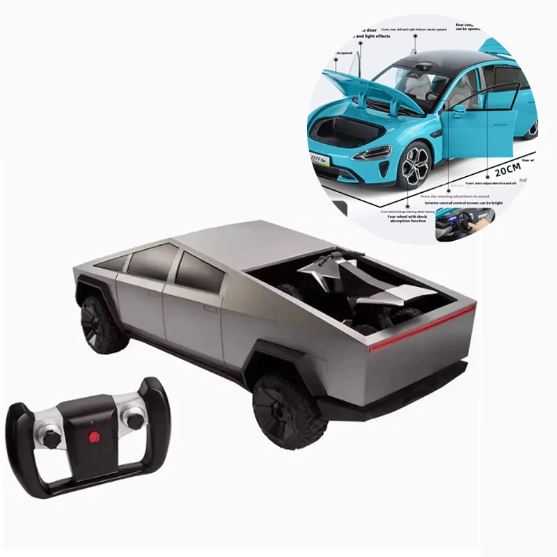 Hot Whells 1:12 Rc Cybertruck Offroad Station Wagon Бэтмобиль Радиоуправляемый автомобиль Моделирование пикапа Модель детские игрушки Игрушка для мальчиков
