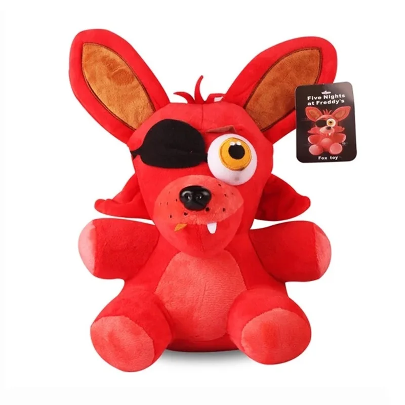 Фото 18 см FNAF плюшевые игрушки Kawaii Freddys животные Фокси Бонни медведь ленбит Мягкие плюшевые игрушки на день рождения Рождество подарок для детей №4