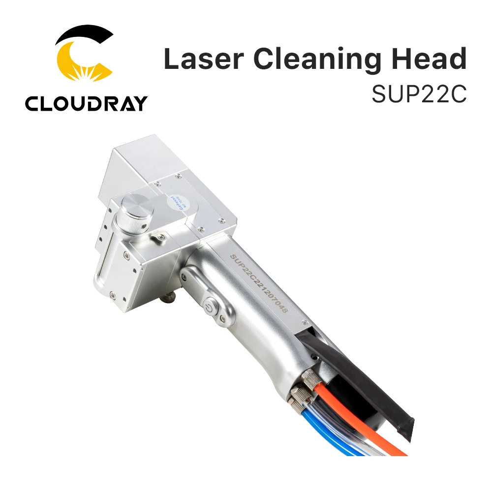 Портативная гидроохлаждающая Лазерная чистящая головка Cloudray 1064 нм 50/60 Гц SUP22C, система контроля лазерной чистки для лазерного сварочного аппарата