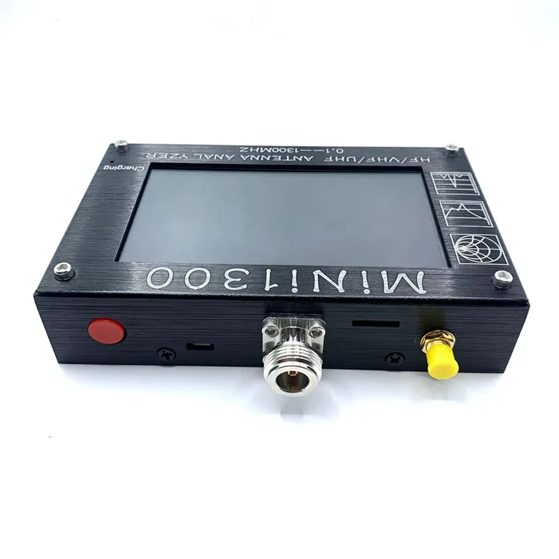 Антенна MINI1300 Plus, penghitung frekuensi 0,1-1300 МГц 5 В/1,5 a HF VHF UHF 0,1-1999 МГц с ЖК-экраном
