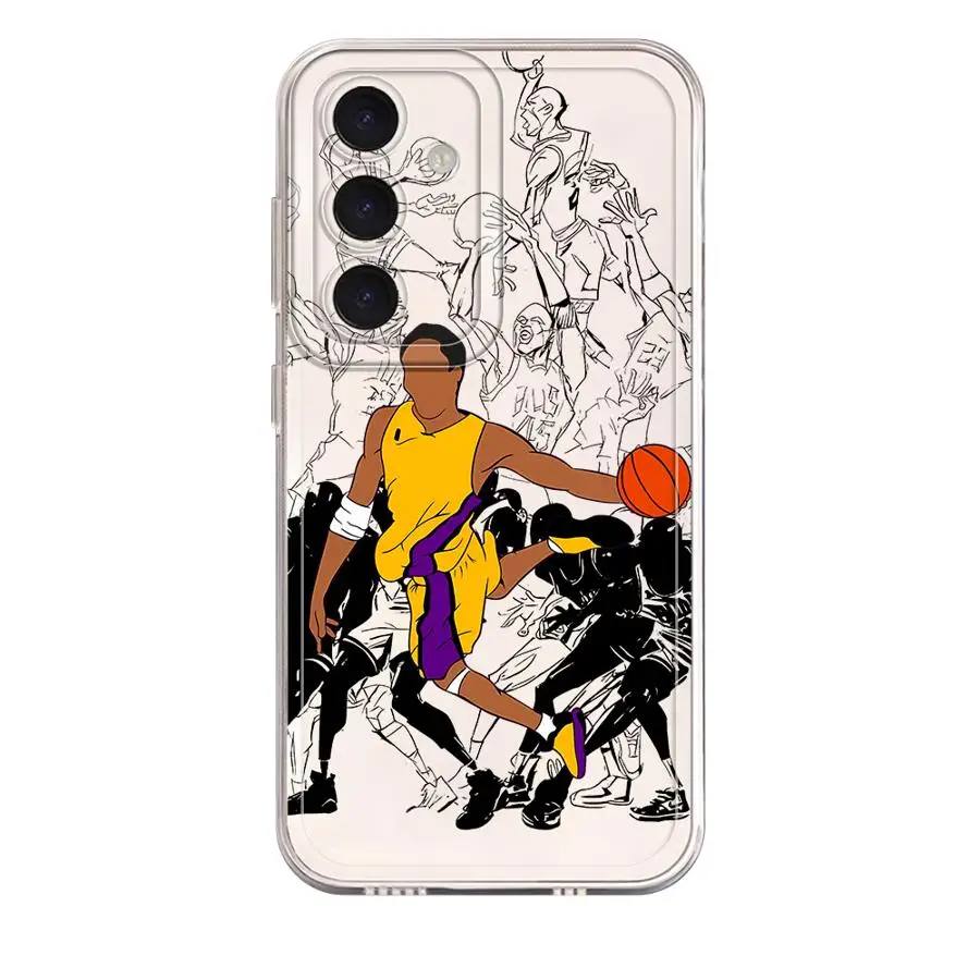 Чехол для телефона Basketball Star для Samsung Galaxy A50 A51 A55 A72 A05 A54 A50 A03 A56 A52 A71 A04 A31 A02 A73 A06 A53 Soft Cover (art.: 3920d1b15b920) - 3920d1b15b920