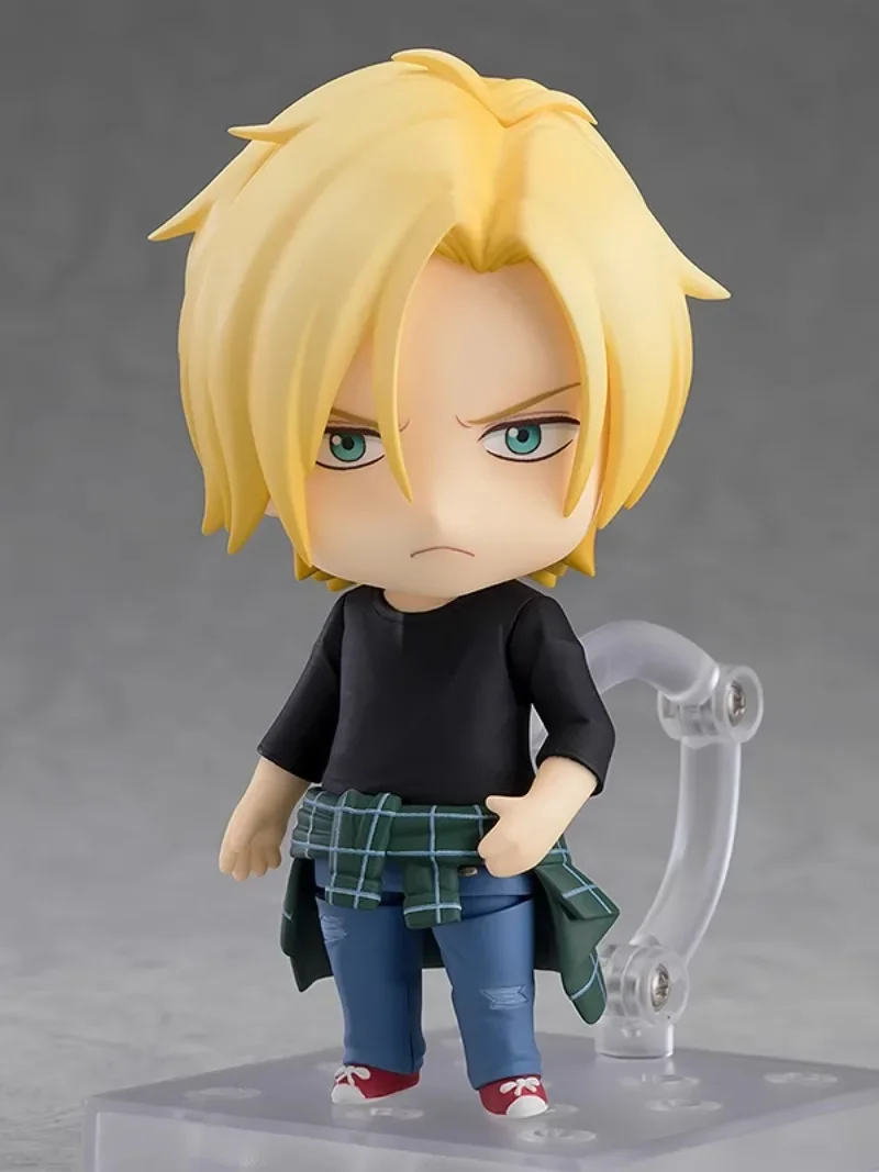 Фото GSC или оригинал:BANANA FISH Ash Lynx Q версия Figma ПВХ Фигурка Аниме Фигурка Модель Игрушки Фигурка Коллекция Кукла Подарок №2