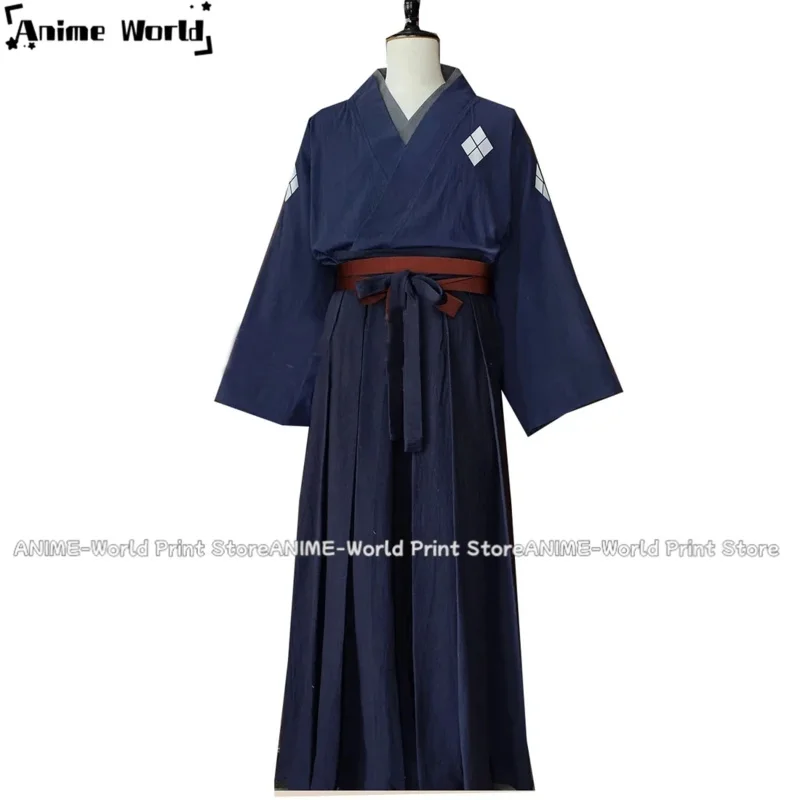 《 Размер》ст Высококачественное кимоно Samurai Champloo Jin Косплей Костюм Customs; 2,k'5,t;8.