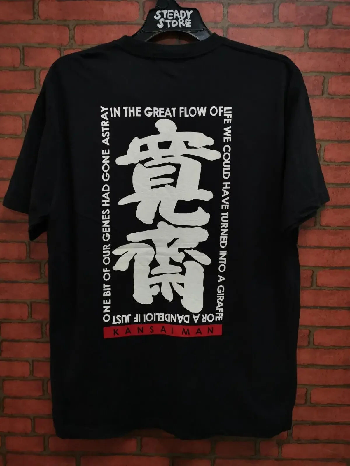 Винтажная Футболка KANSAI YAMAMOTO IMPACT MAN INTERNATIONAL с принтом L