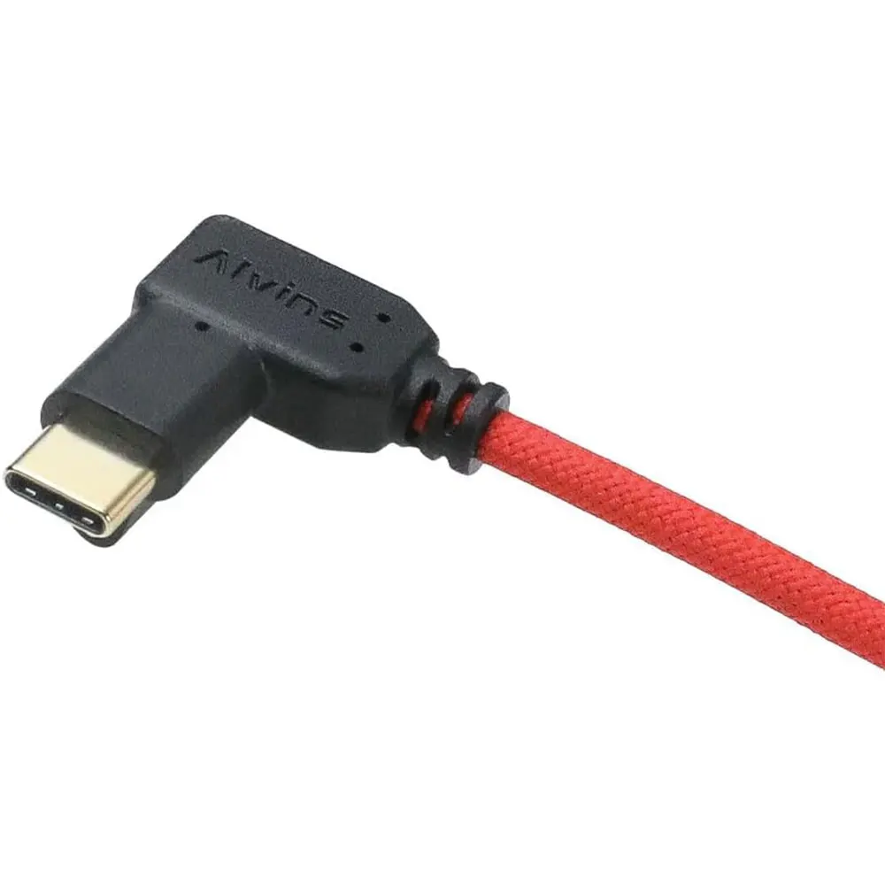 Фото Кабели Alvin с блокировкой USB-C — USB-C Кабель питания Сверхгибкий для монитора Blackmagic Pyxis, ORSA Cine EVF, USB-C 3,2 10 Гбит/с Da №3