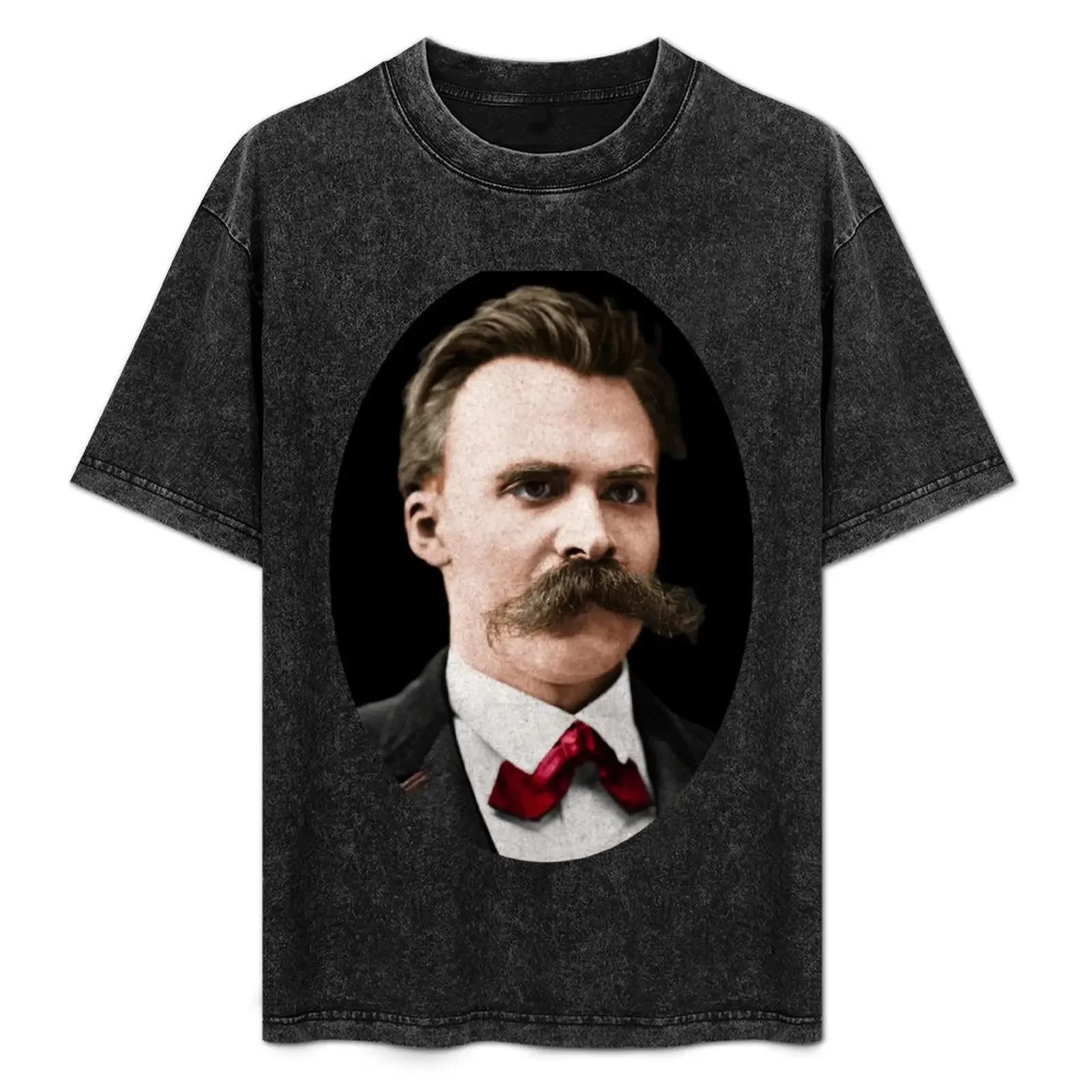 Футболка Friedrich Nietzsche, рубашка на заказ, забавные костюмы, облегающие футболки для мужчин