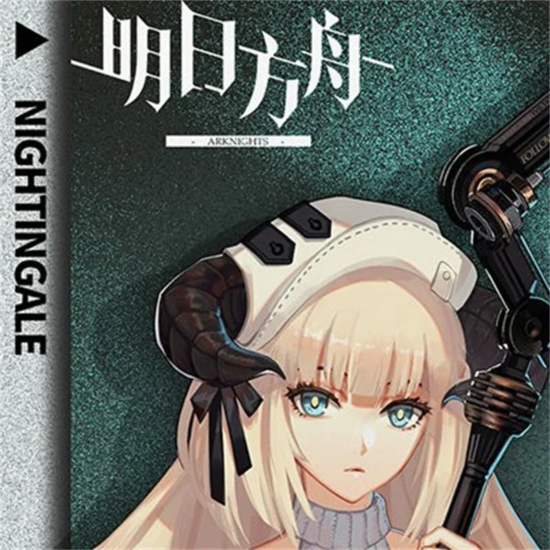 Фото Игра Arknights Nightingale, косплей, рога, зажим для головы, ветка, головные уборы, реквизит для косплея, аксессуары, заколка для волос на Хэллоуин №4