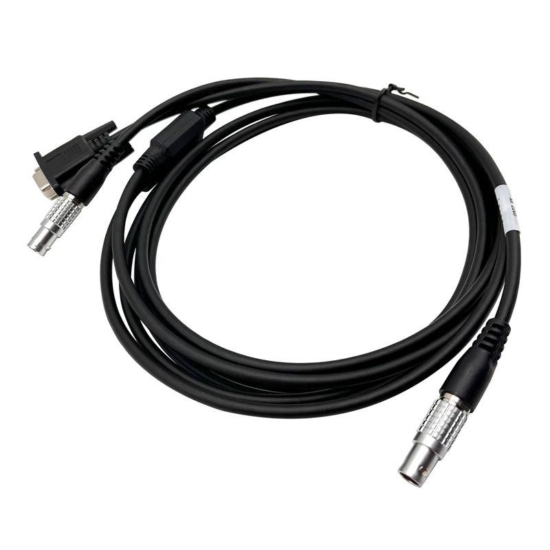 Фото Черный многофункциональный кабель GEV220 для геодезического TS30 TM30 TS50 Connect GEB171 GEB70 Кабель питания для передачи данных Y 8-контактный 5-контактный RS232 Com №5