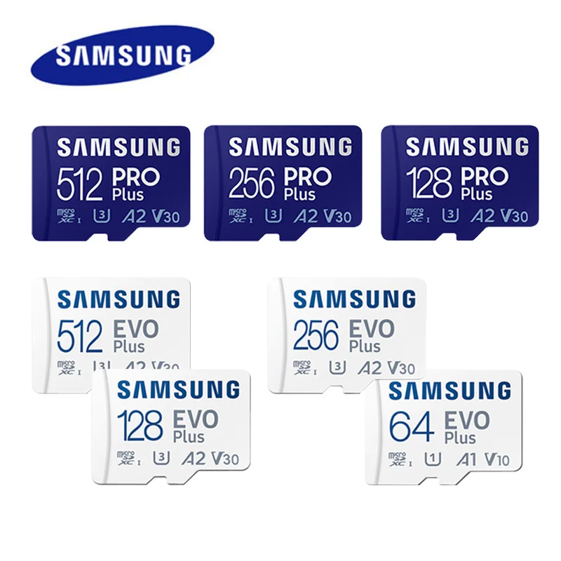 Карта памяти Micro SD SAMSUNG PRO, карта памяти C10 U1 4K на 32 ГБ, 64 ГБ, 128 ГБ, 100 м/с, карта TF