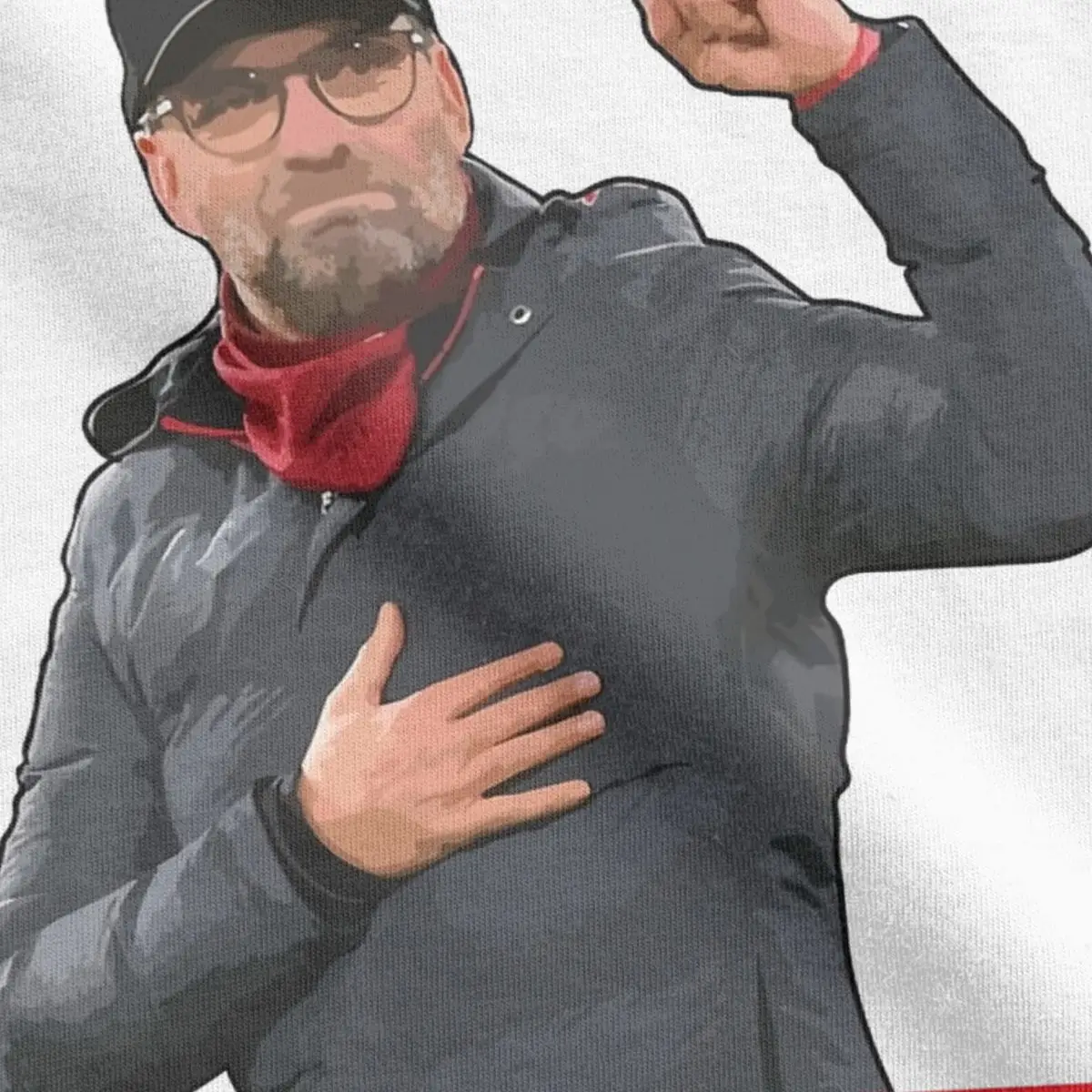 Фото Футболка Jurgen Klopp для мужчин и женщин, забавная футболка из чистого хлопка, футболка с коротким рукавом и круглым вырезом, идея для подарка №3