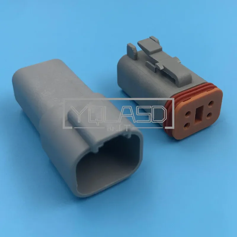 1 комплект, 4-контактный DT04-4P AT04-4P DT06-4S AT06-4S, автомобильная вилка кабеля переменного тока в сборе, электрическая розетка двигателя дроссельной заслонки для экскаватора Электротехническое оборудование