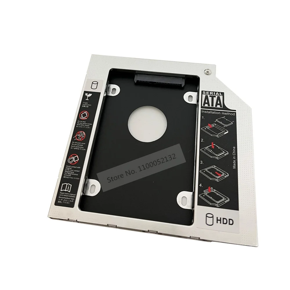 Универсальный второй жесткий диск HDD SSD корпус оптический Caddy рамка кронштейн SATA для Acer Aspire v17 nitro VN7-792G vn7-791 VN7-791G