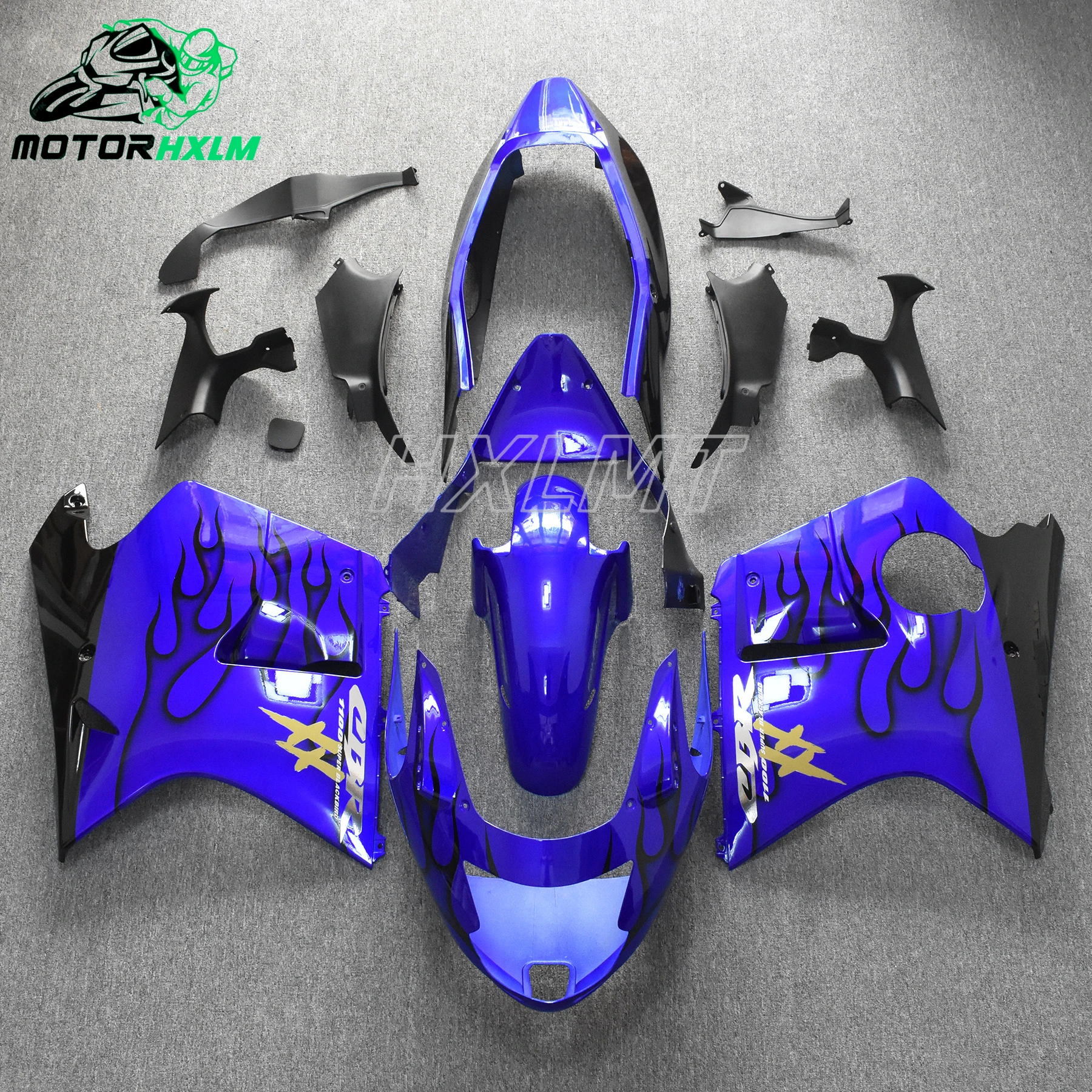 Новые мотоциклетные Обтекатели для Honda Cbr1100XX CBR 1100 XX 1998 CBR1100 кузов 1996 - 2005 BLACKBIRD 1998 полный обтекатель черный