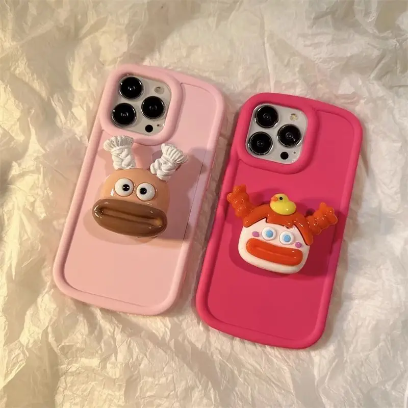 Фото Чехол для телефона для iphone 15 14 13 12 11 8 7 6 6s X XS XR Mini Pro Max Plus, новый INS, розовый, красный защитный чехол с держателем для девушки №2