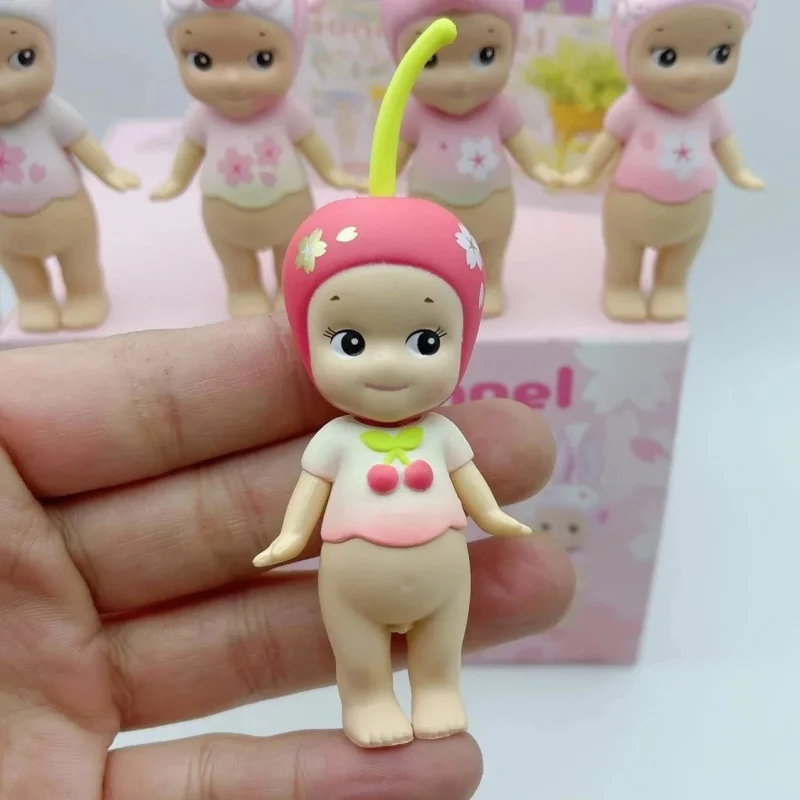 Фото Sonny Angel 2019, серия Cherry Blossom, мини-фигурки, 5 стилей, глухая коробка, аниме, орнамент, куклы-сюрпризы, подарки, качественная копия игрушек №4