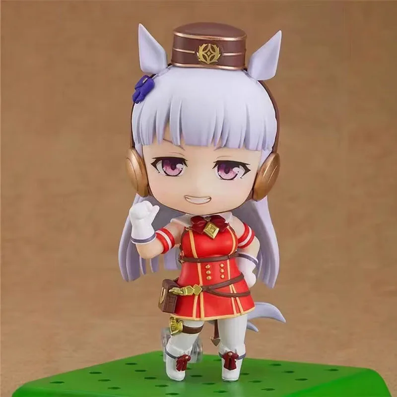 Фото 10 см GSC Nendoroid 2151 Rice Shower Uma Musume Pretty Derby подвижные пластины для лица милые позафигурки в штучной упаковке аниме Коллекционная бесплатная доставка №5
