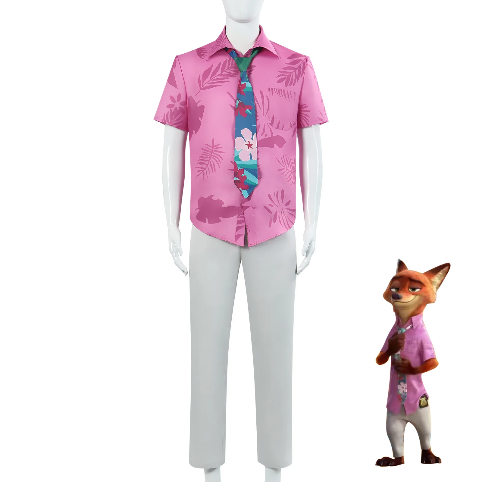Костюм Zootopia 2 Cos Play Fox Pink Nick 2D