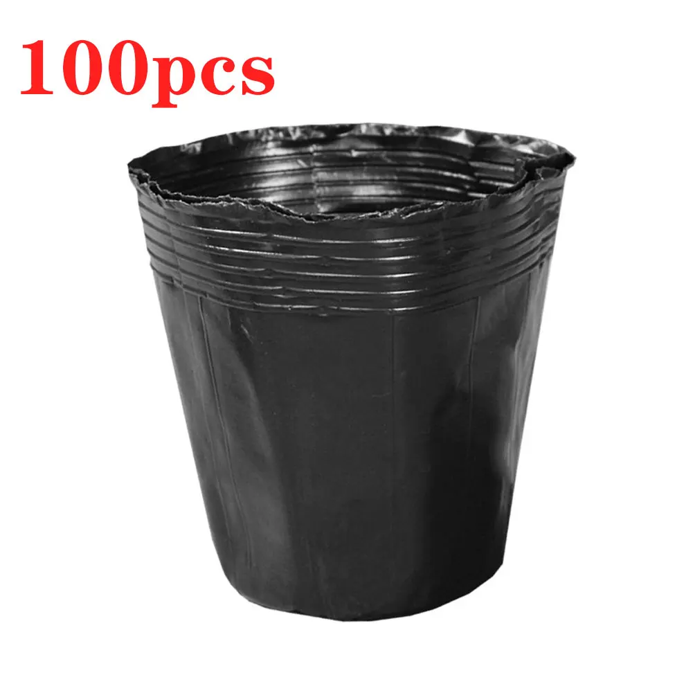 100 шт., пластиковые горшки для цветов