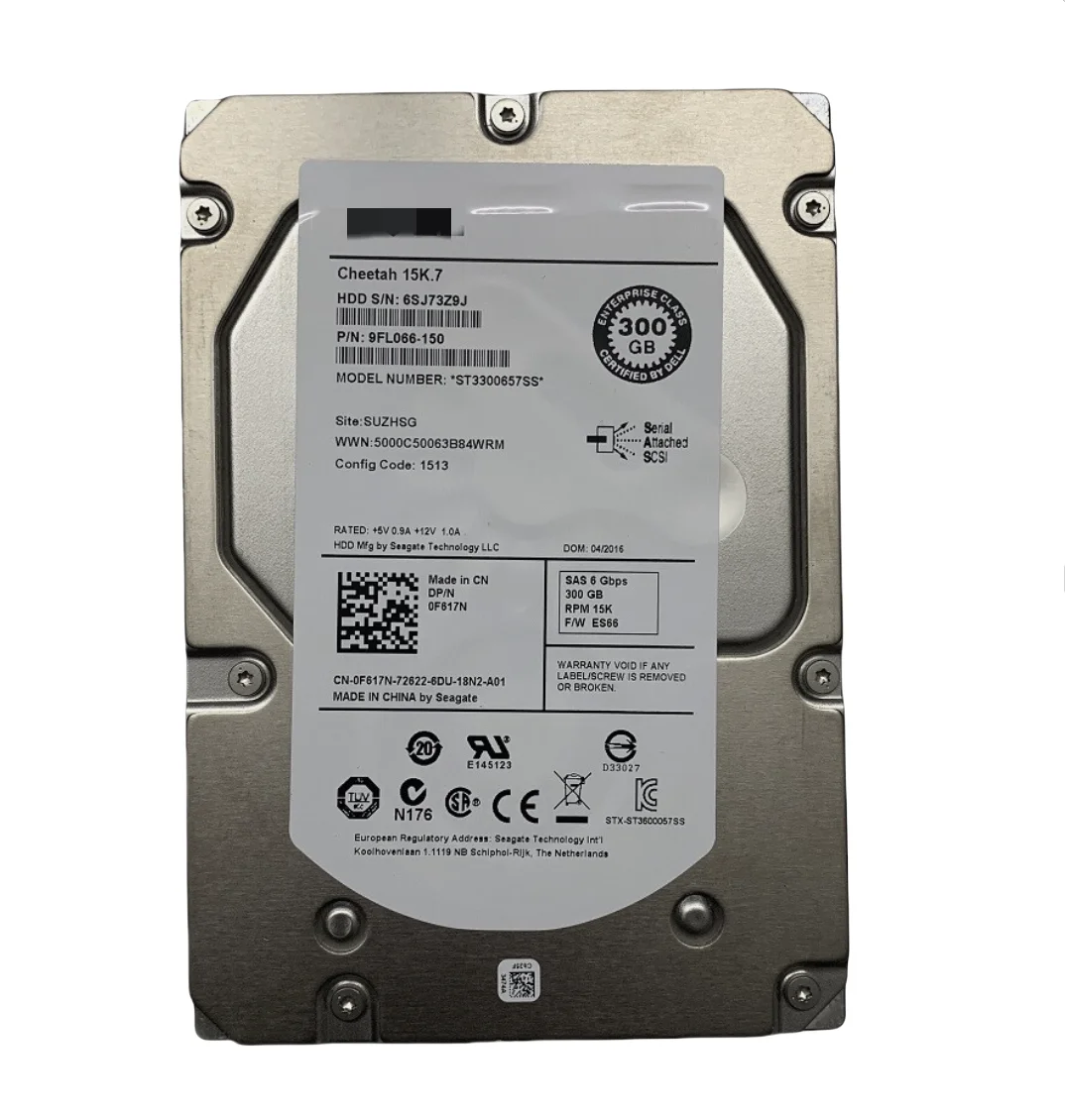 Фото Для Dell F617N 0F617N ST3300657SS 300 ГБ 15K 6G 3,5 SAS ЖЕСТКИЙ ДИСК №2
