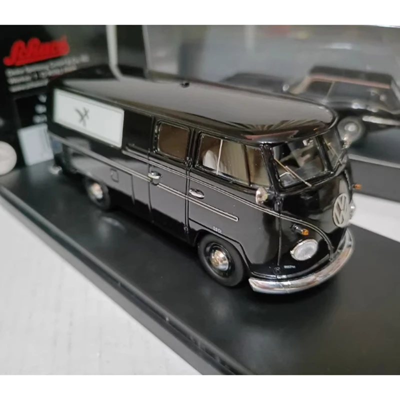 SCHUCO Смола 1:43 VW T1 Bestattung расширенная модель автомобиля с грубой гробой для взрослых, ограниченная серия, коллекция, сувенир, подарок, игрушка для мальчика