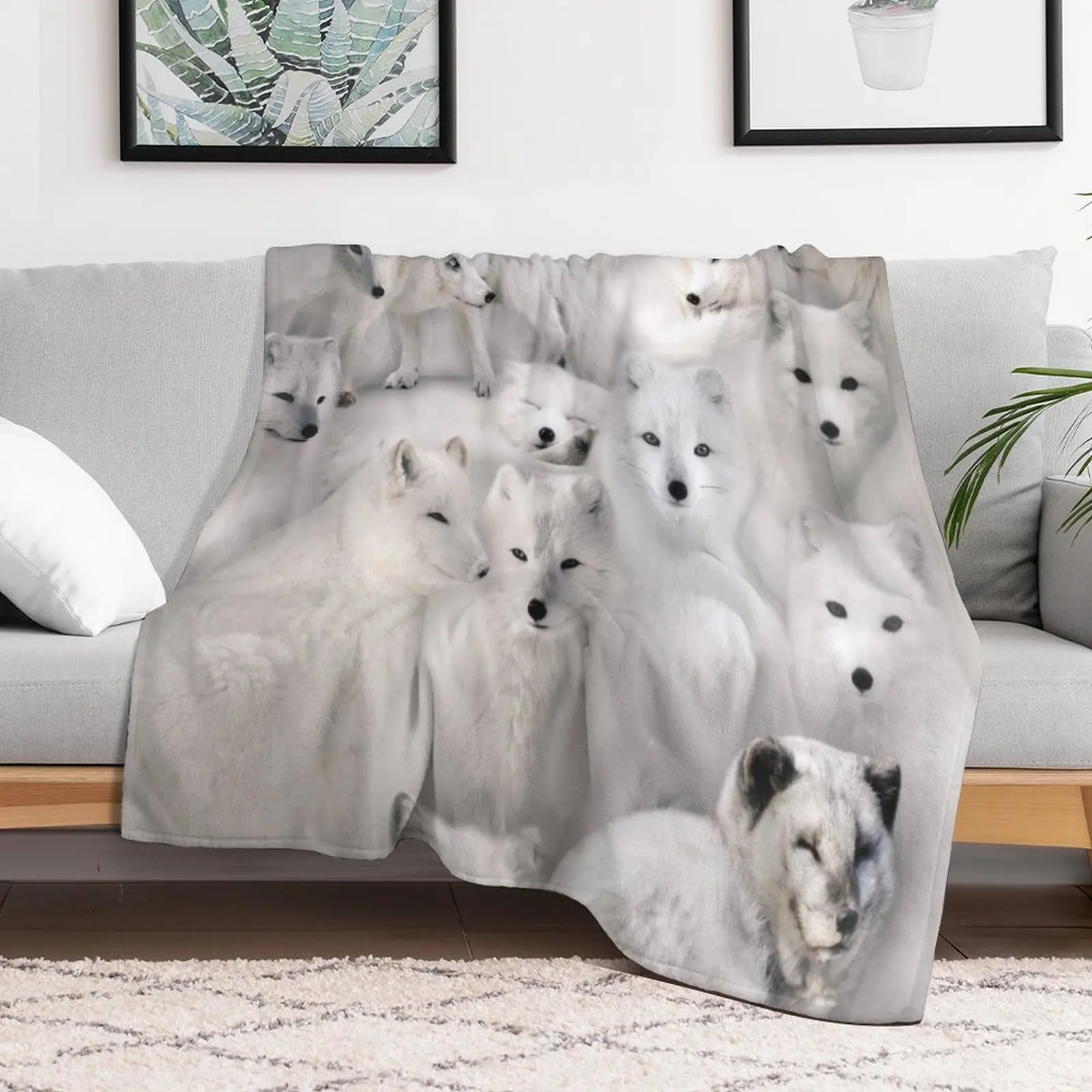 Одеяла и пледы Arctic Foxes Одеяла из фланелевой ткани