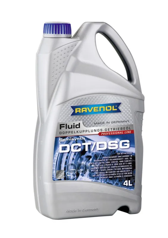 Масло Трансмиссионное Ravenol Dct/Dsg Getriebe Fluid (4л) New Ravenol арт. 4014835718999