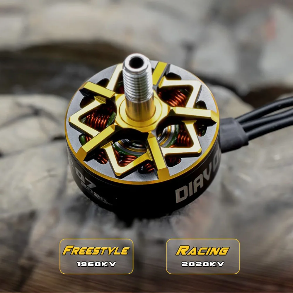 Фото Двигатель CNHL & Axisflying & speedycafe кобрендовый DIAVOLA 2207 1920KV/2020KV для 4S 6S FPV racing и freestyle №3