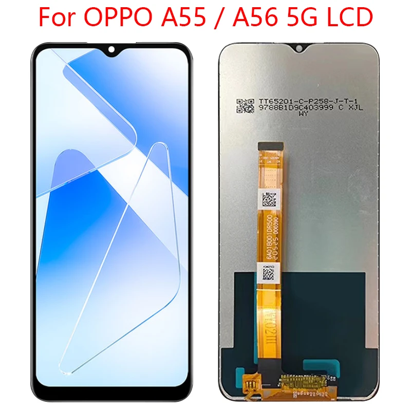 6,5 ''для Oppo A55 5G PEMM00 ЖК-дисплей Сенсорная панель дигитайзер для Oppo A56 5G LCD PFVM10 ЖК-дисплей