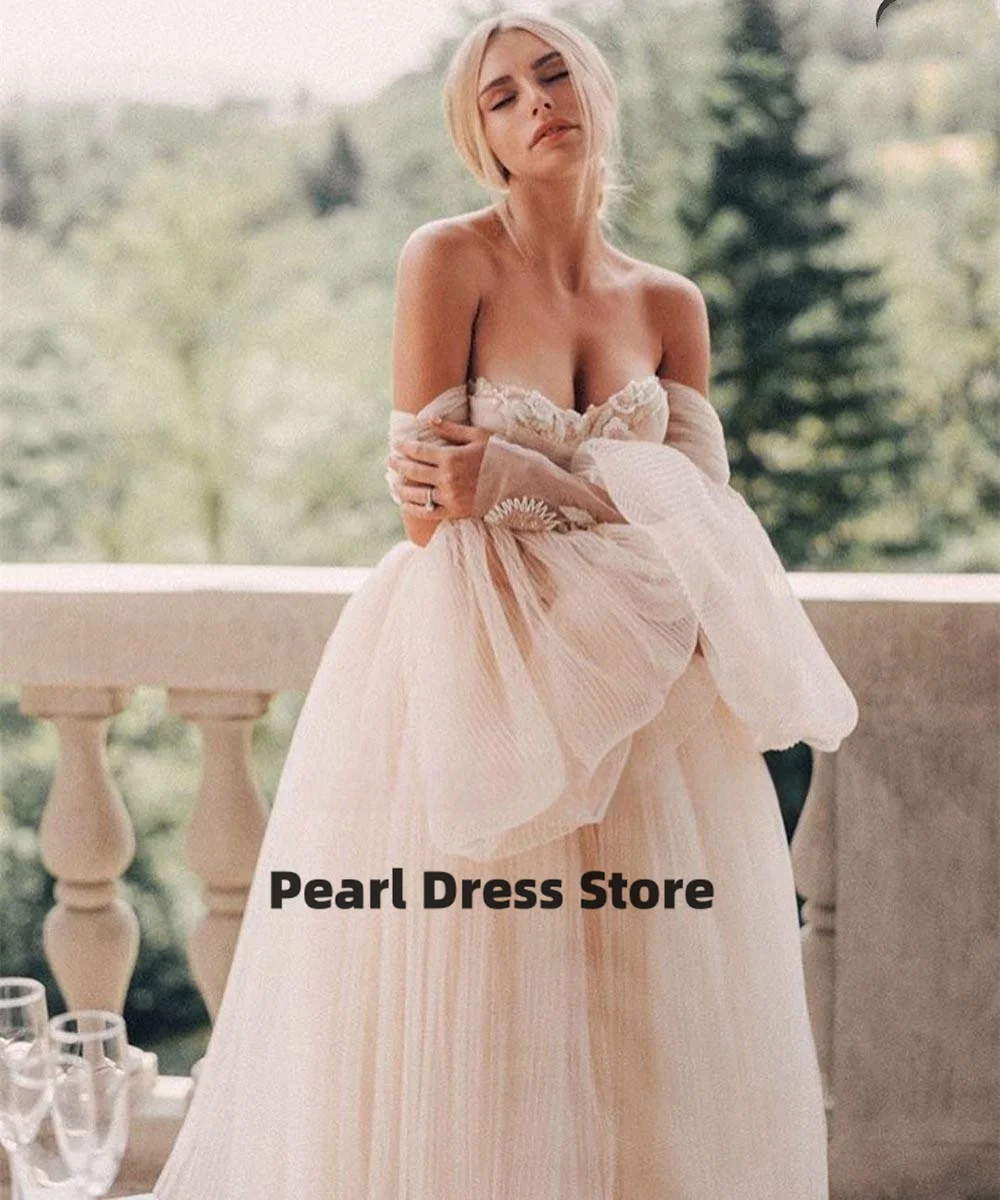 Фото Gaun Pengantin Kain Tule Merah Muda pedespedeshandn handn №2