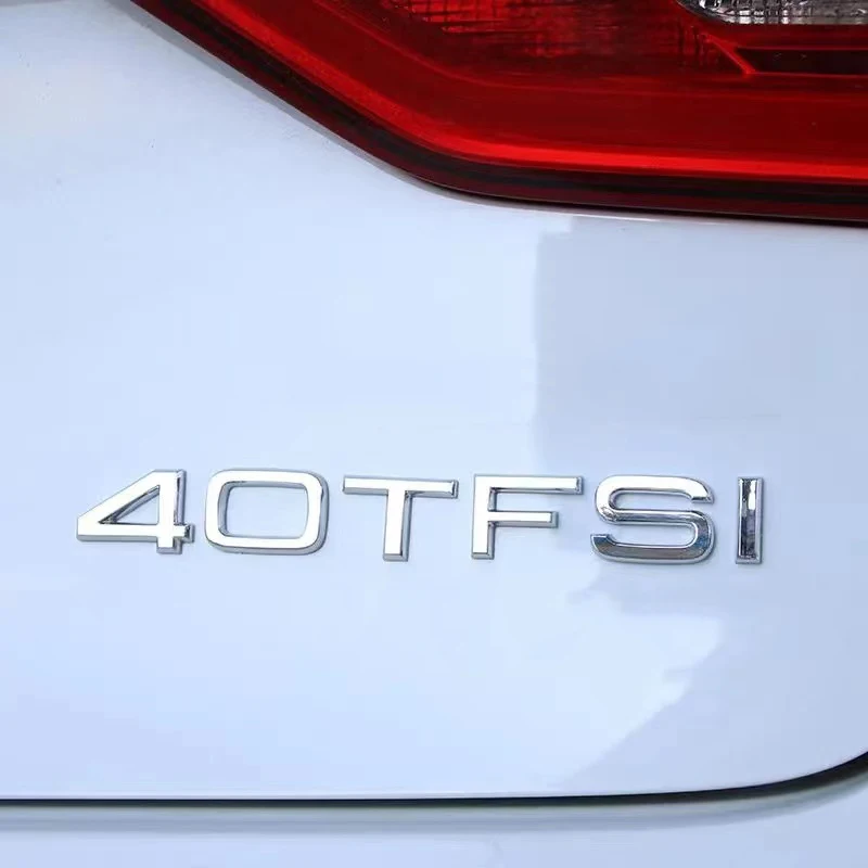 3D ABS автомобильный Стайлинг 30 35 40 45 50 55 60 TFSI эмблема заднего багажника значок наклейка для Audi A4 A5 A6 A7 A8 Q3 Q5 S6 Q7 Q8 Q2 (art.: 3920c4a08d3e3) - 3920c4a08d3e3
