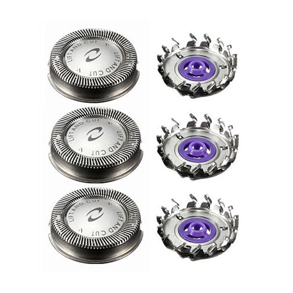 Фото Сменная головка для бритвы Philips Norelco HQ3 HQ4 HQ55 HQ56 HQ6900 HQ6868 HQ5812 HQ6874, 3 шт. №2